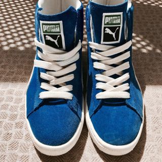 プーマ(PUMA)のpuma ハイカット スニーカー ブルー(スニーカー)