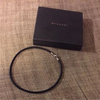 ブルガリ(BVLGARI)のBVLGARI ブルガリ レザーチョーカー(ネックレス)