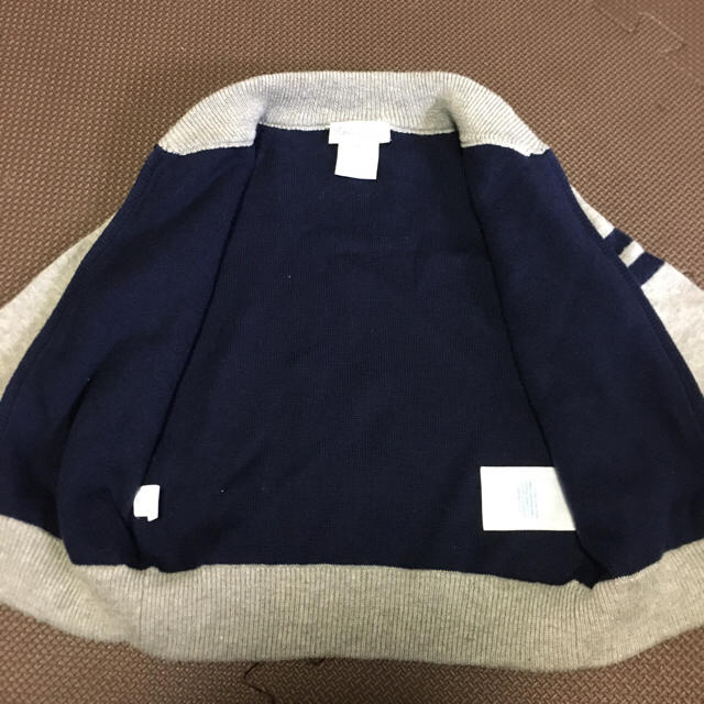 Ralph Lauren(ラルフローレン)のラルフローレンジップカーディガン9M キッズ/ベビー/マタニティのベビー服(~85cm)(カーディガン/ボレロ)の商品写真