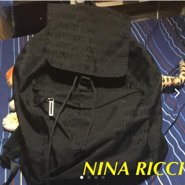 Nina ricci リュックサック 黒 未使用レディース