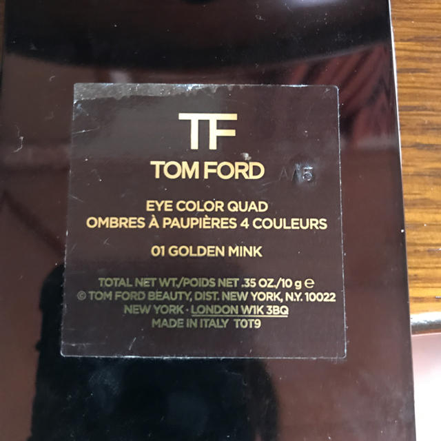 TOM FORD(トムフォード)のトムフォード アイシャドウ 01 ゴールデンミンク コスメ/美容のベースメイク/化粧品(アイシャドウ)の商品写真