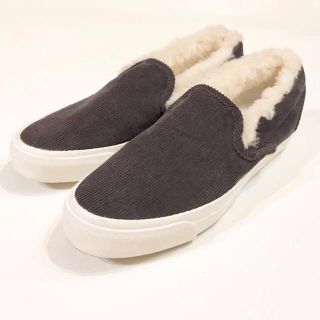 イエナ(IENA)の美品38IENA SLIP-ON イエナ スリッポン コーデュロイ ボア 313(スニーカー)