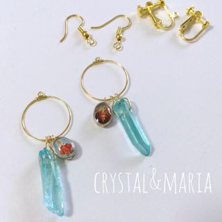 <期間限定価格> ✨イヤリング→クリスタル&マリア✨(イヤリング)