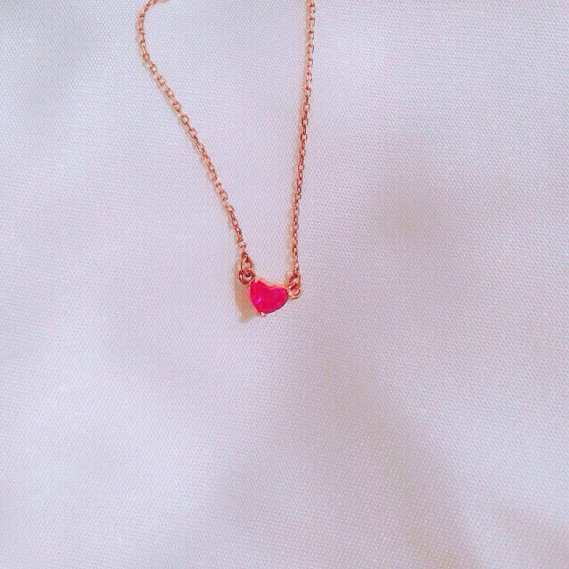 ハートネッ ete - ほぼ未使用♡ルビーハートネックレスk18の通販 by