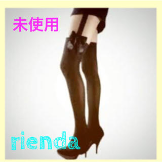 リエンダ(rienda)の¥4725🎀値下げ🎀リボンガーターストッキング(タイツ/ストッキング)