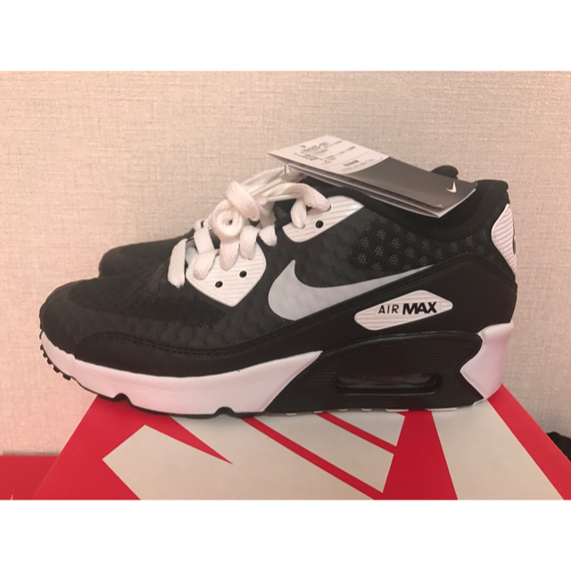 NIKE(ナイキ)の国内タグつき air max 90 gs ブラック ホワイト レディースの靴/シューズ(スニーカー)の商品写真