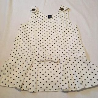 ベビーギャップ(babyGAP)のbaby Gap♡ ドット柄のワンピース♡90cm(ワンピース)