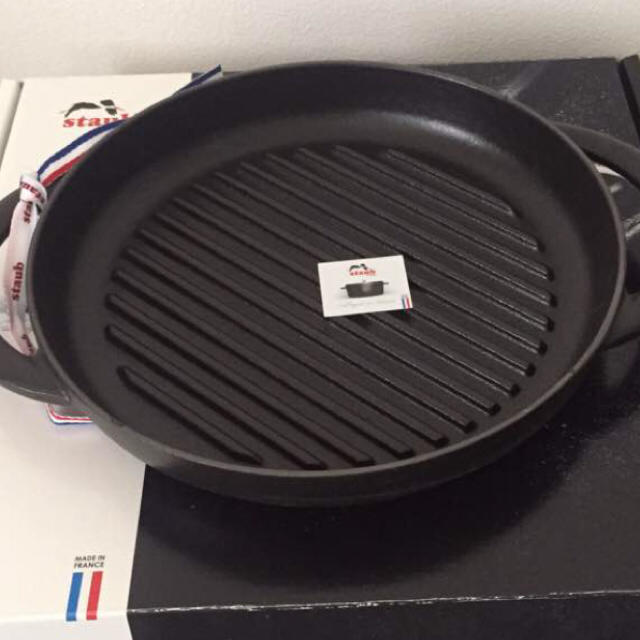 STAUB - ♡値下げ♡♡新品 未使用 ストウブピュアグリル ブラック22cm