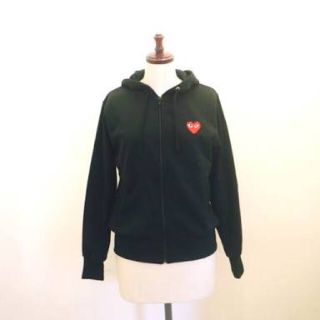 コムデギャルソン(COMME des GARCONS)のgarçon ギャルソン レア黒パーカ レディースMサイズ(パーカー)