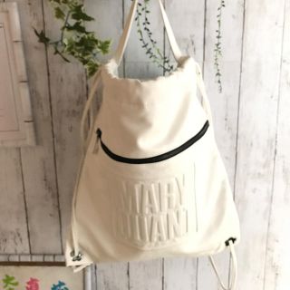 マリークワント(MARY QUANT)のヒマな時様専用☆マリークワント ミントグリーン リュック トートバッグ 美品(リュック/バックパック)