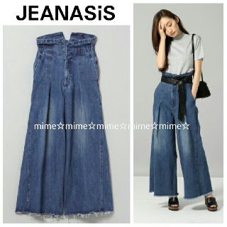 ジーナシス(JEANASIS)の新品☆ハイウエスト ワイドデニム ジーナシス(デニム/ジーンズ)