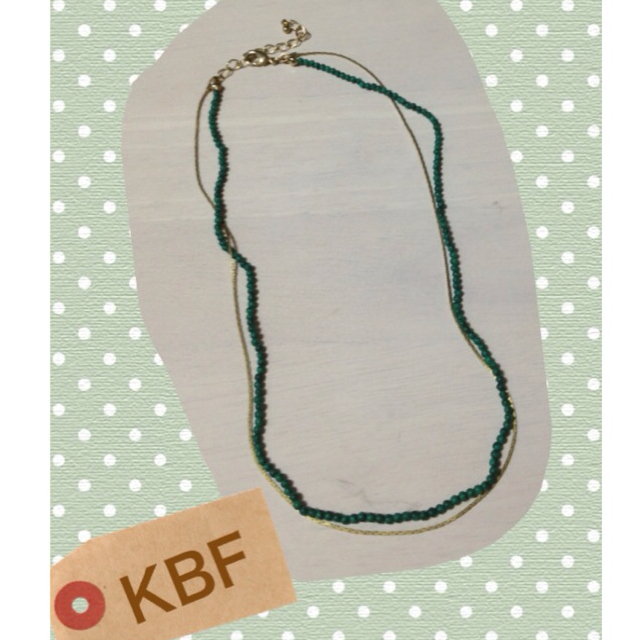 KBF(ケービーエフ)のKBF＊２連ネックレス＊送料込み レディースのアクセサリー(ネックレス)の商品写真