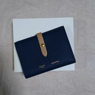 セリーヌ(celine)のCELINE☆セリーヌ財布 ミディアム 新品 ネイビー 限定(財布)