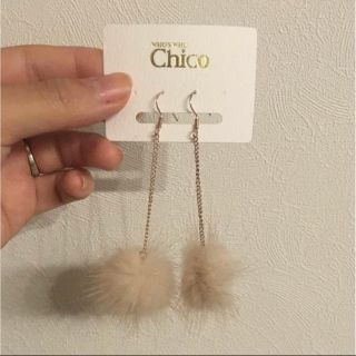 フーズフーチコ(who's who Chico)のwho's who chico ファーピアス(ピアス)