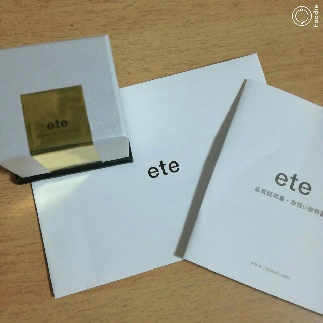 ete(エテ)のete ダイヤモンドピンキーリング レディースのアクセサリー(リング(指輪))の商品写真