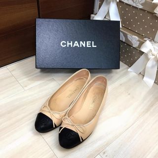 シャネル(CHANEL)のともちん様専用です CHANEL定番バレエシューズ サイズ36c(バレエシューズ)