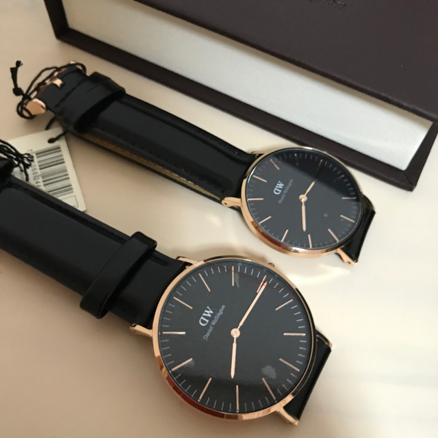 Daniel Wellington(ダニエルウェリントン)のダニエルウェリントン 黒 レディースのファッション小物(腕時計)の商品写真