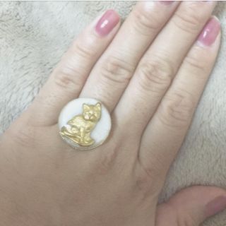 アナザーエディション(ANOTHER EDITION)の売り切り値下げ 💓vintage cat ring 🐈 ❤︎(リング(指輪))