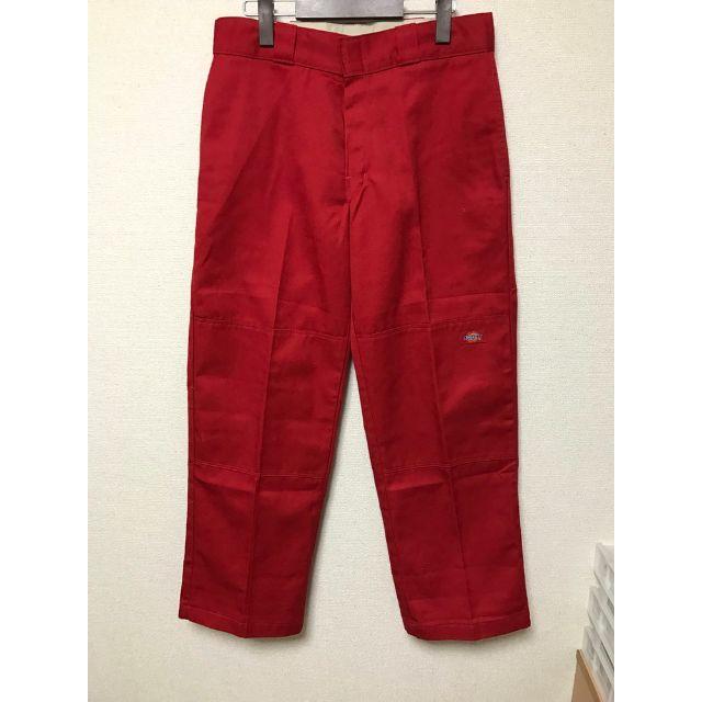 dickies パンツ 赤 ルーズフィット 大きいサイズ ウエスト80 | フリマアプリ ラクマ