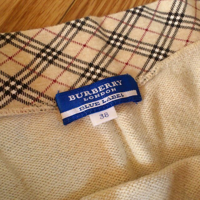 BURBERRY(バーバリー)のburberry 五分袖カットソー☆ レディースのトップス(カットソー(長袖/七分))の商品写真