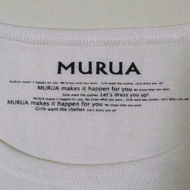 MURUA(ムルーア)のMURUA Tシャツ レディースのトップス(Tシャツ(半袖/袖なし))の商品写真