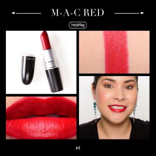 マック(MAC)の4 M-A-C RED(口紅)