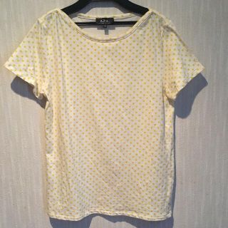 アーペーセー(A.P.C)のA.P.C.ハート柄Ｔシャツ美品アーペーセー(Tシャツ(半袖/袖なし))