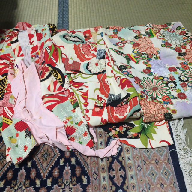 子供用着物  キッズ/ベビー/マタニティのキッズ服女の子用(90cm~)(和服/着物)の商品写真