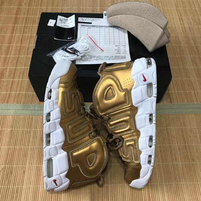 Supreme(シュプリーム)の破格 28.5 supreme air more uptempo メンズの靴/シューズ(スニーカー)の商品写真