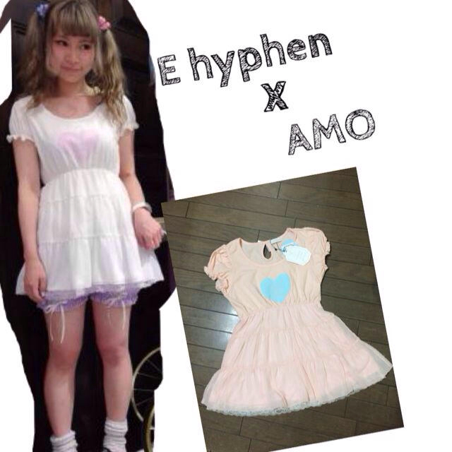 E hyphen world gallery(イーハイフンワールドギャラリー)のタグ付♡E hyphen AMOワンピ レディースのワンピース(ミニワンピース)の商品写真