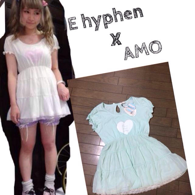 E hyphen world gallery(イーハイフンワールドギャラリー)のタグ付♡E hyphen AMO ワンピ レディースのワンピース(ミニワンピース)の商品写真