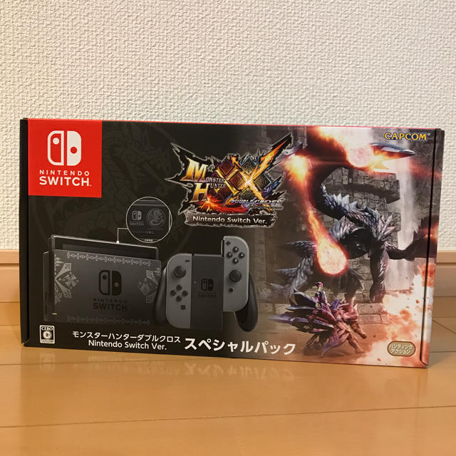 Nintendo Switch(ニンテンドースイッチ)のニンテンドー スイッチ モンスターハンター ダブルクロス同梱版 エンタメ/ホビーのゲームソフト/ゲーム機本体(家庭用ゲーム機本体)の商品写真