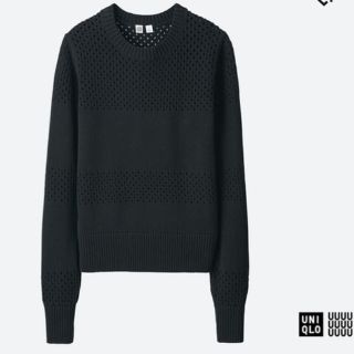 ユニクロ(UNIQLO)の新品未使用 ルメール コットンメッシュクルーネックセーター(ニット/セーター)