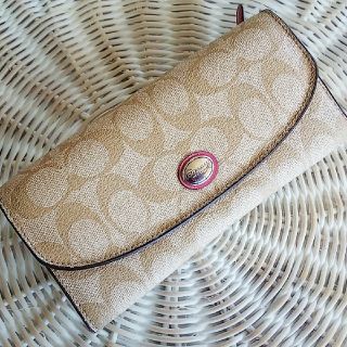 コーチ(COACH)のCOACH シグネチャー柄 長財布(財布)