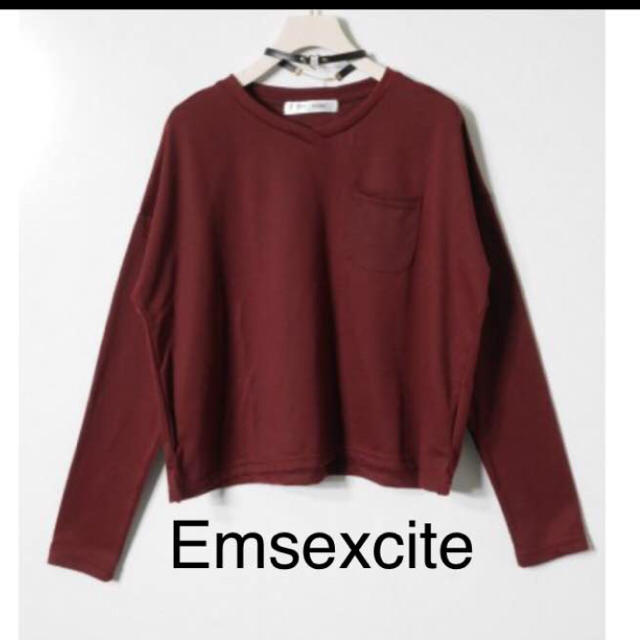 EMSEXCITE(エムズエキサイト)の新品 Emsexcite チョーカー付き長袖 カットソー レディースのトップス(カットソー(長袖/七分))の商品写真