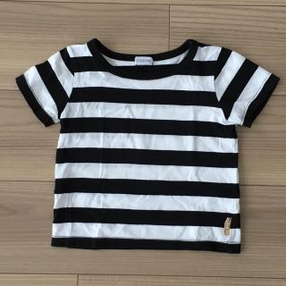 シマムラ(しまむら)の♡みなママ様専用♡しまむら 白黒ボーダーＴ 90(Tシャツ/カットソー)