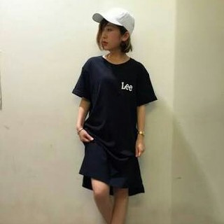 リー(Lee)のLee ポケつきロゴTシャツワンピース(Tシャツ(半袖/袖なし))
