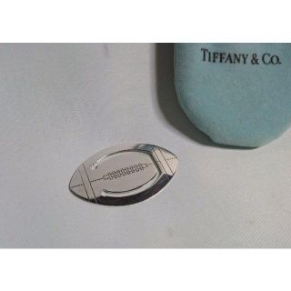 ティファニー(Tiffany & Co.)の正規限定 ティファニー ラグビーボールモチーフ マネークリップ SV925 財布(マネークリップ)