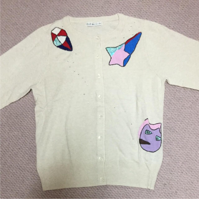 TSUMORI CHISATO(ツモリチサト)の★TSUMORI CHISATO★新品★〔3Dパラダイスモチーフ〕カーディ レディースのトップス(カーディガン)の商品写真