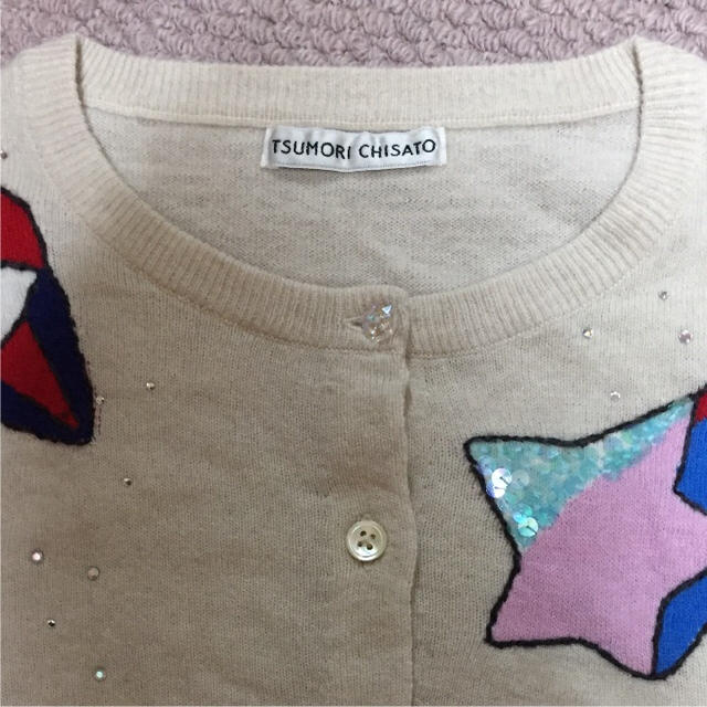 TSUMORI CHISATO(ツモリチサト)の★TSUMORI CHISATO★新品★〔3Dパラダイスモチーフ〕カーディ レディースのトップス(カーディガン)の商品写真