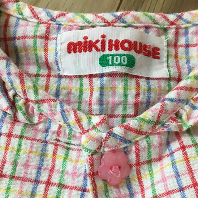 mikihouse(ミキハウス)の100サイズ‼️ミキハウスブラウス キッズ/ベビー/マタニティのキッズ服女の子用(90cm~)(ブラウス)の商品写真