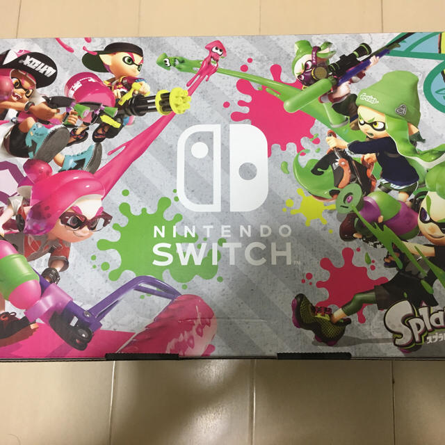 Nintendo Switch(ニンテンドースイッチ)の速発送！送料込み ニンテンドースイッチ本体スプラトゥーン2 同梱版 新品未使用 エンタメ/ホビーのゲームソフト/ゲーム機本体(家庭用ゲーム機本体)の商品写真