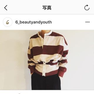 ビューティアンドユースユナイテッドアローズ(BEAUTY&YOUTH UNITED ARROWS)の6 ROGBY HOOK(カットソー(長袖/七分))