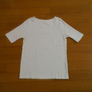 ユニクロ(UNIQLO)のユニクロ　リブボートネックT(Tシャツ(半袖/袖なし))