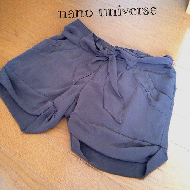 nano・universe(ナノユニバース)のナノユニバース＊ショートパンツ レディースのパンツ(ショートパンツ)の商品写真