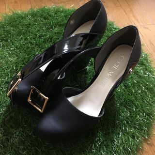 セシルマクビー(CECIL McBEE)の黒パンプス(๑˃̵ᴗ˂̵)美品❣️セシルマクビー(ハイヒール/パンプス)