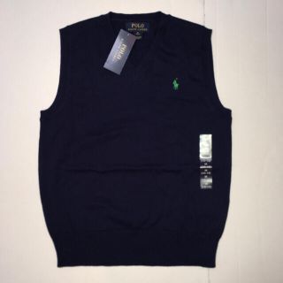 ポロラルフローレン(POLO RALPH LAUREN)の☆新品☆ポロ ラルフローレン コットンベスト  M 10〜12  150cm(ニット)