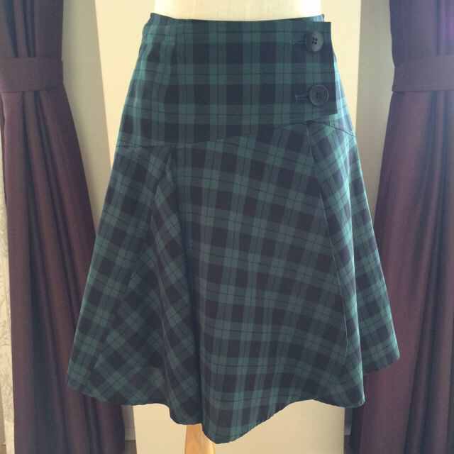 Yorkland(ヨークランド)のタータンショップヨーク 巻きスカート レディースのスカート(ミニスカート)の商品写真