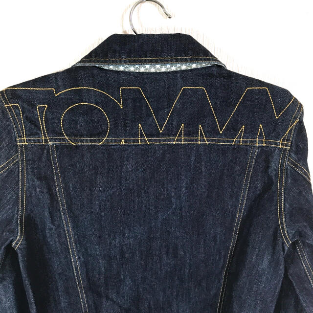 TOMMY(トミー)の濃紺美品 ☆ TOMMY 切り替え デニムジャケット M Gジャン トミー メンズのジャケット/アウター(Gジャン/デニムジャケット)の商品写真