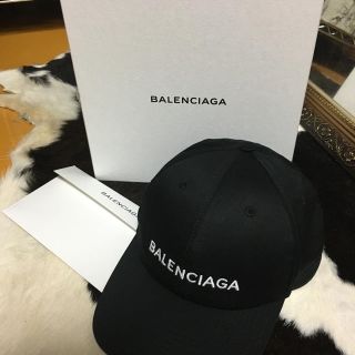 バレンシアガ(Balenciaga)のBALENCIAGA cap バレンシアガ キャップ ブラック L59 (キャップ)